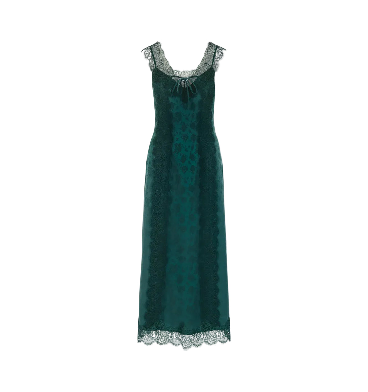The Winsome Dress in Jadeite Floral Jacquard