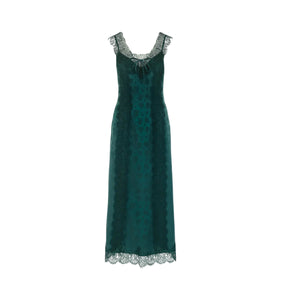 The Winsome Dress in Jadeite Floral Jacquard