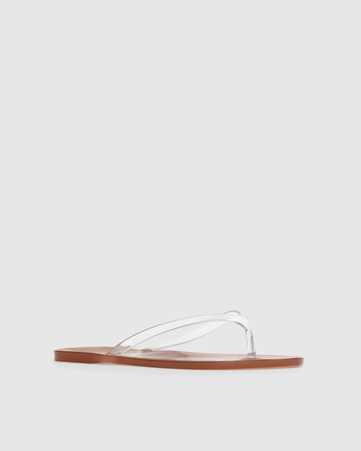 Crystal Sandal in Old Rose/Clear PVC
