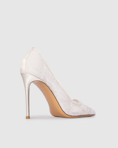 Marina 100 in White Sequin Lace