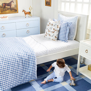 Classic Stripe Sham in Blue