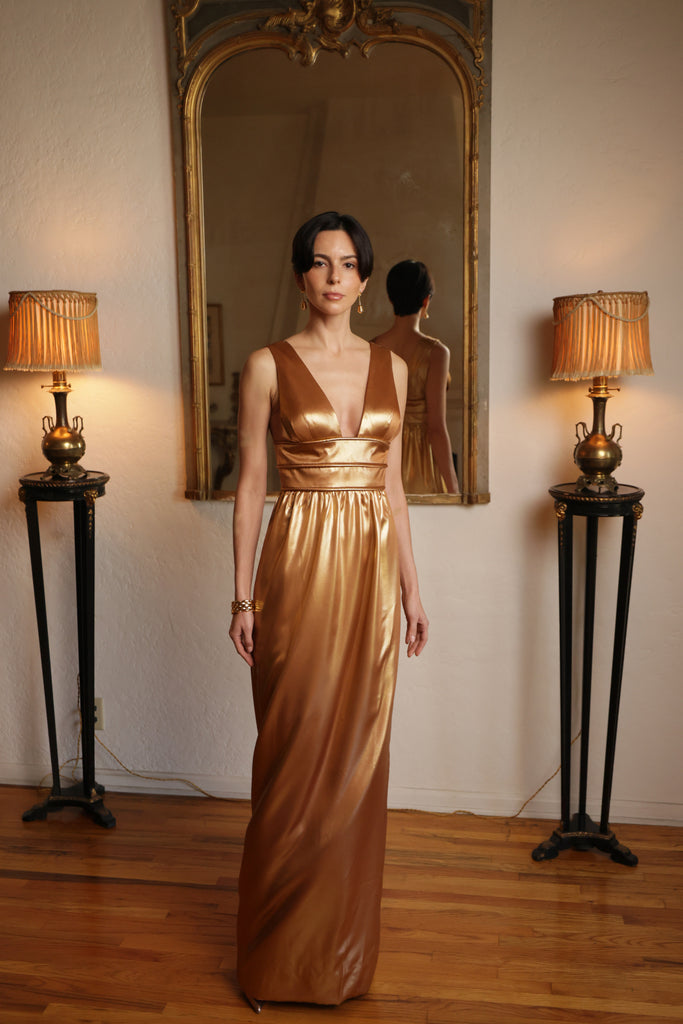 Goddess Gown in Gold