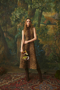 Brice Dress in Print Cheetah