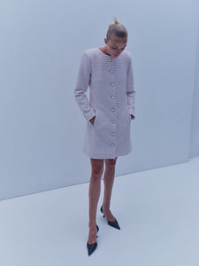 The Teresa Jacket in Pink & White