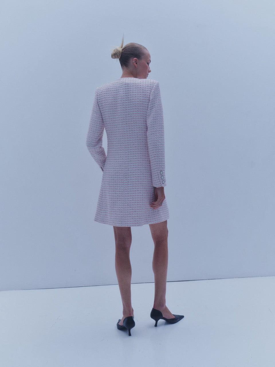 The Teresa Jacket in Pink & White