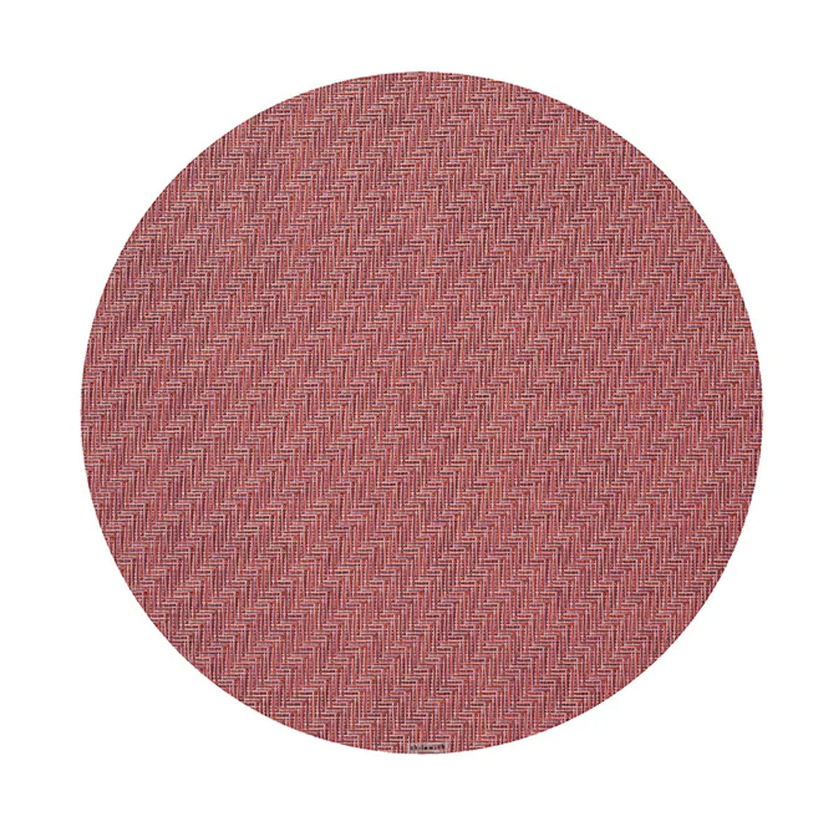 Foxtail Round Placemat in Raspberry
