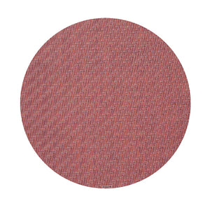 Foxtail Round Placemat in Raspberry