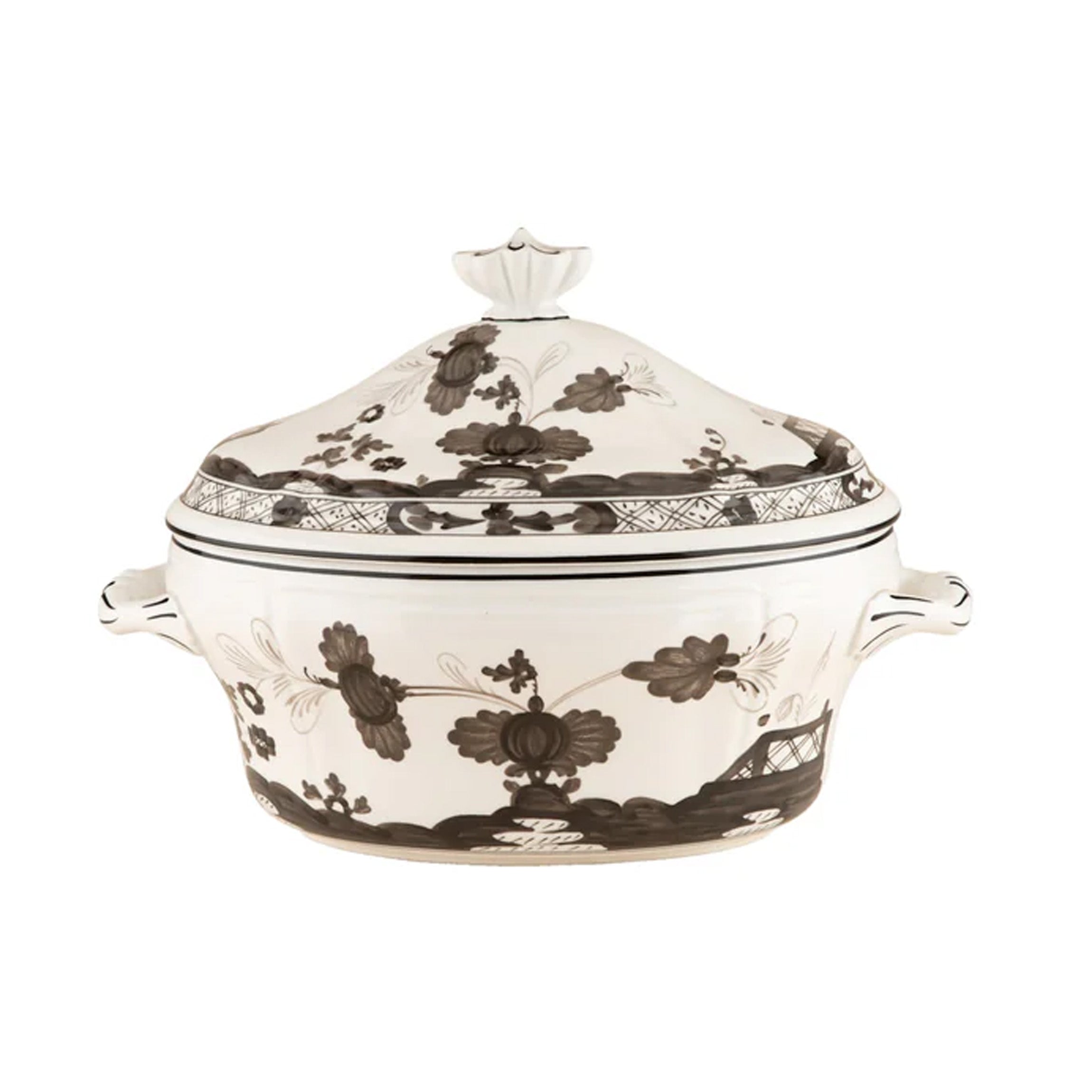 Oriente Italiano Oval Tureen With Cover in Albus