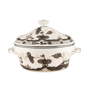 Oriente Italiano Oval Tureen With Cover in Albus