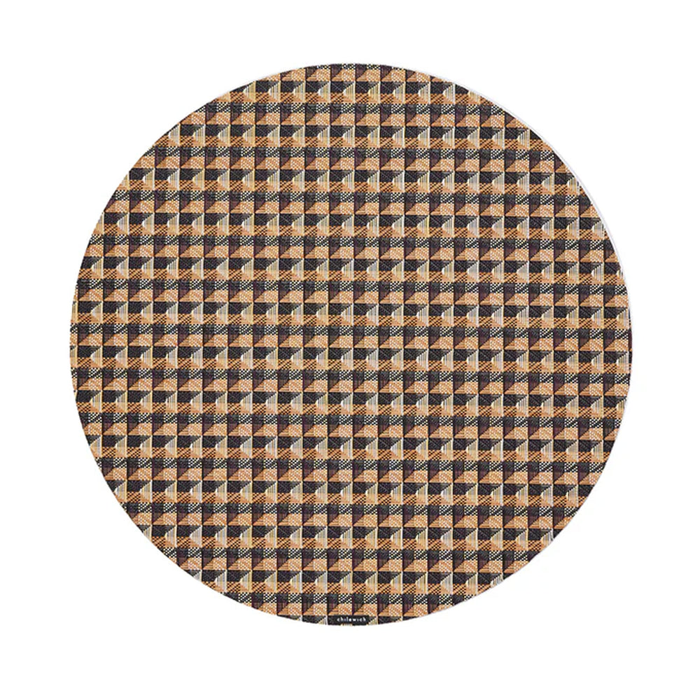 Crane Round Placemat in Honey