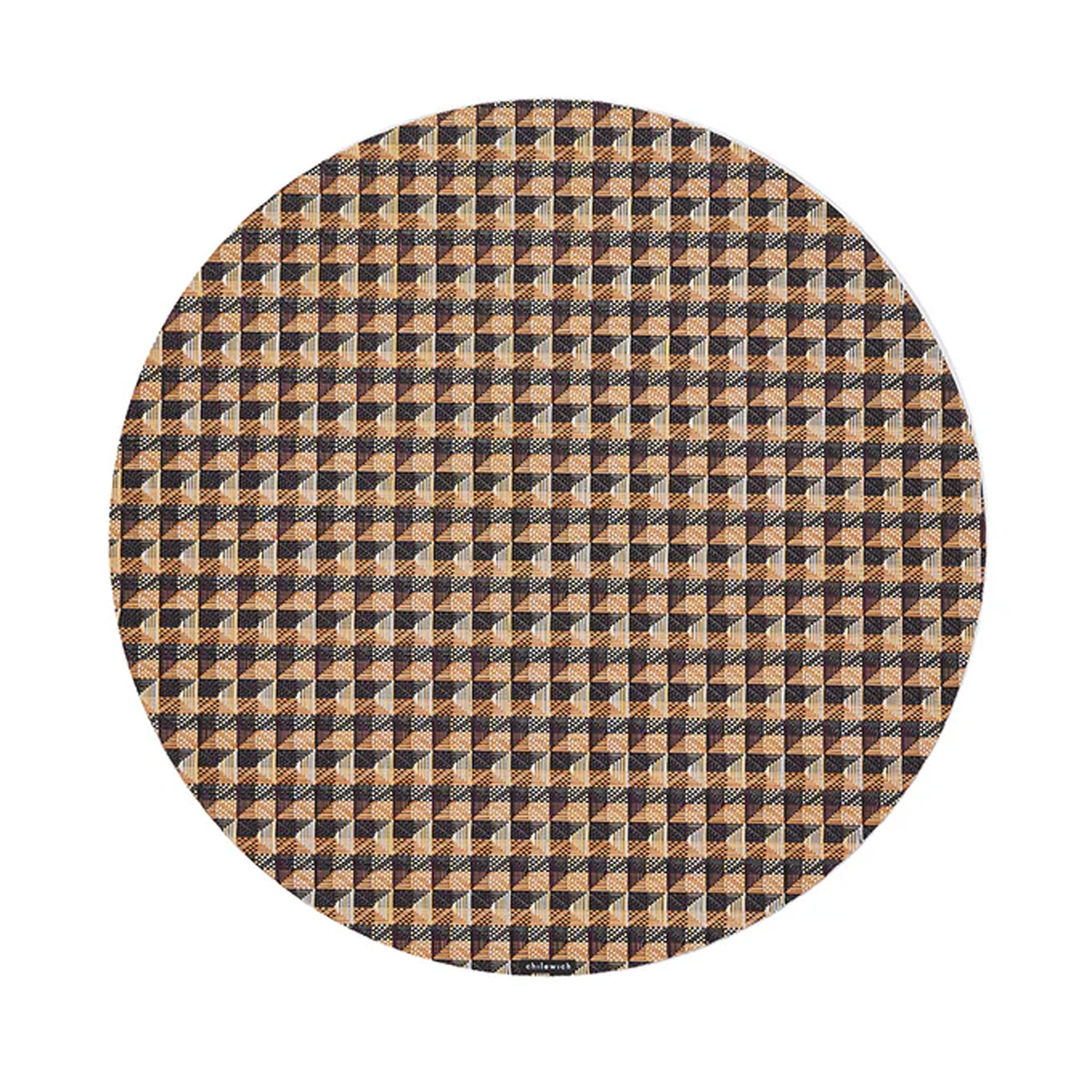 Crane Round Placemat in Honey