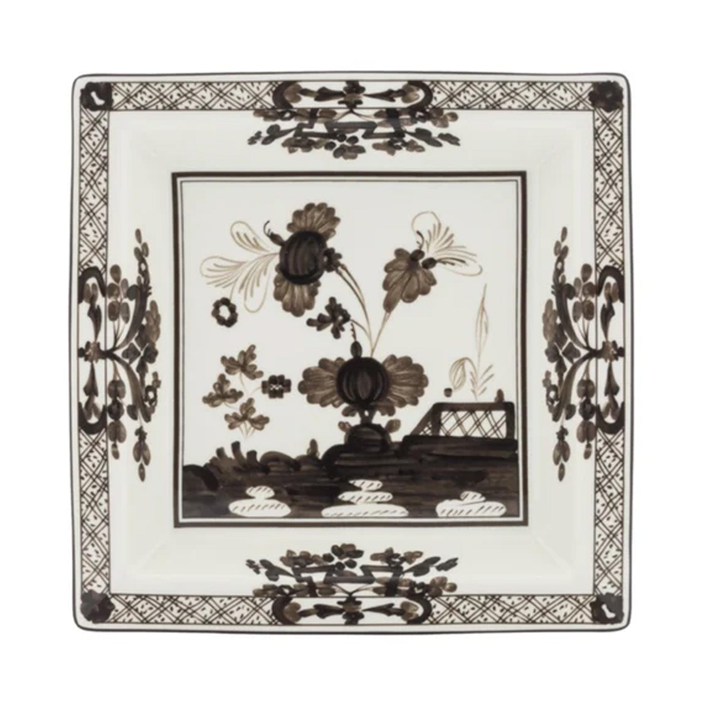 Oriente Italiano Large Squared Vide Poche in Albus