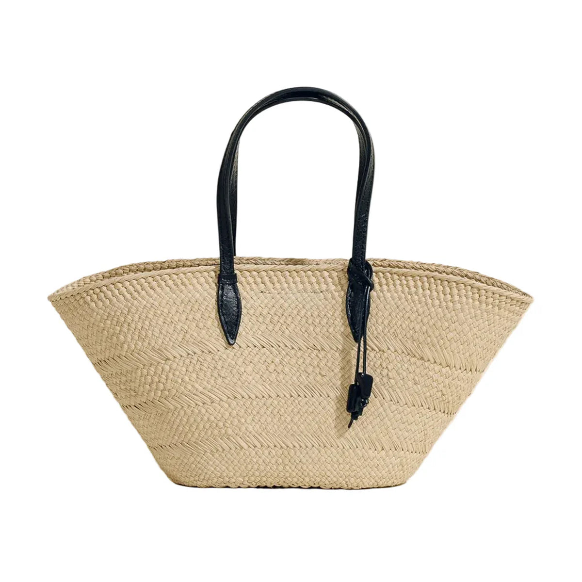 The Small Trapeze Basket in Taupe Black