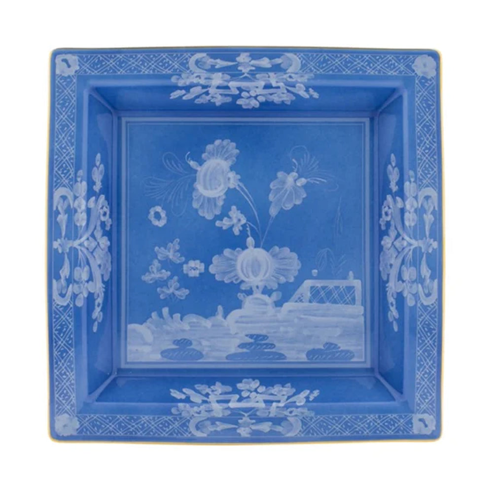 Oriente Italiano Large Squared Vide Poche in Pervinca