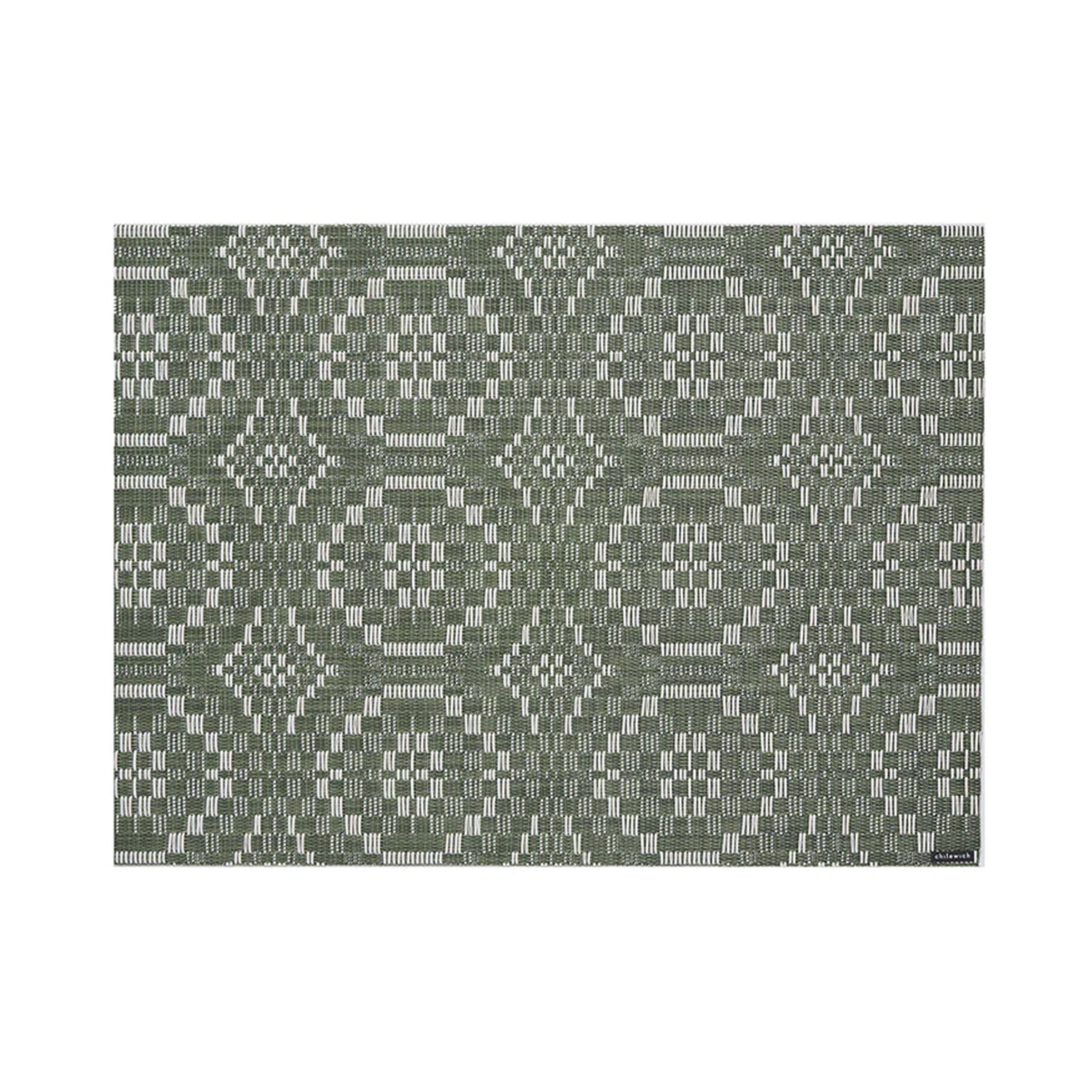 Overshot Placemat in Thyme