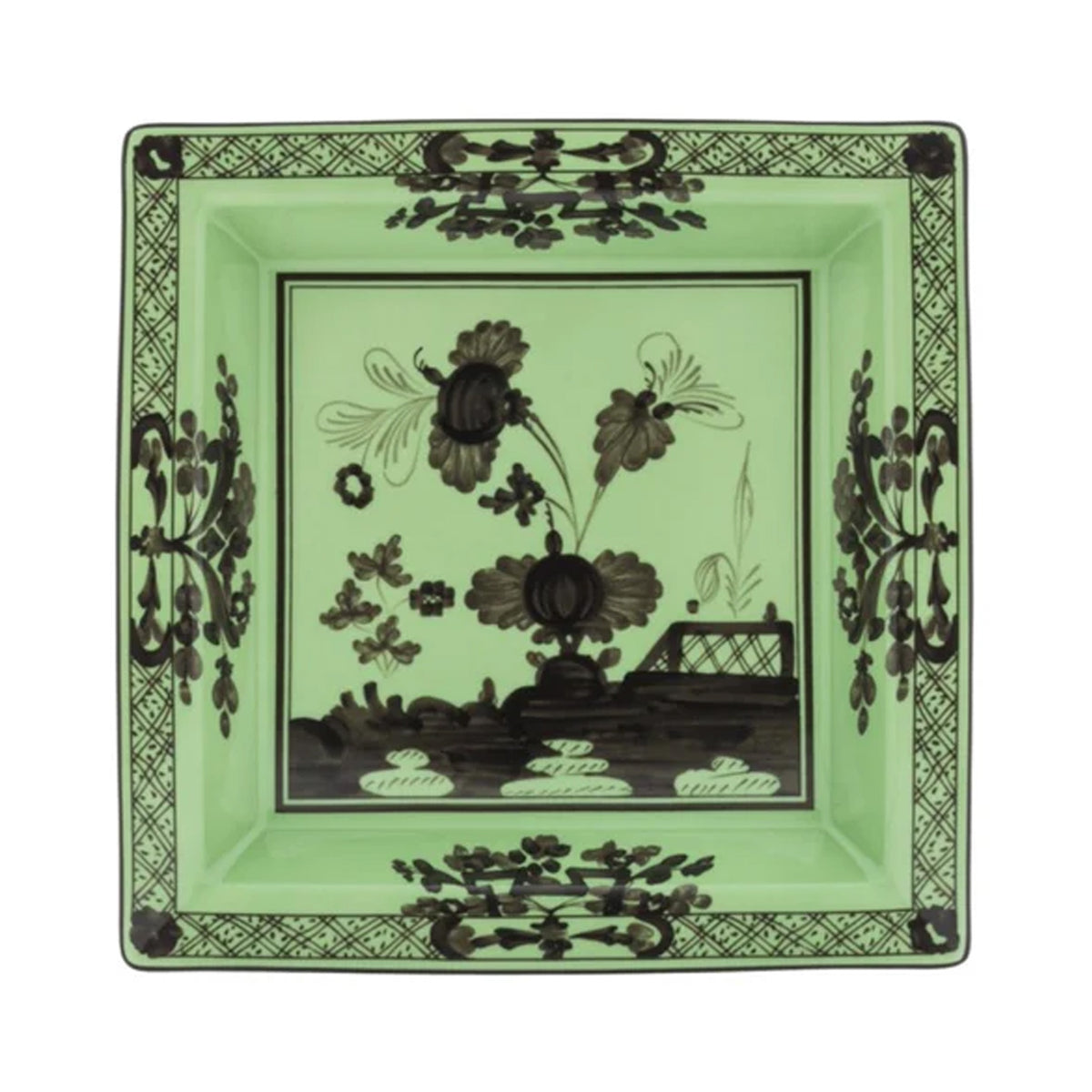 Oriente Italiano Large Squared Vide Poche in Bario