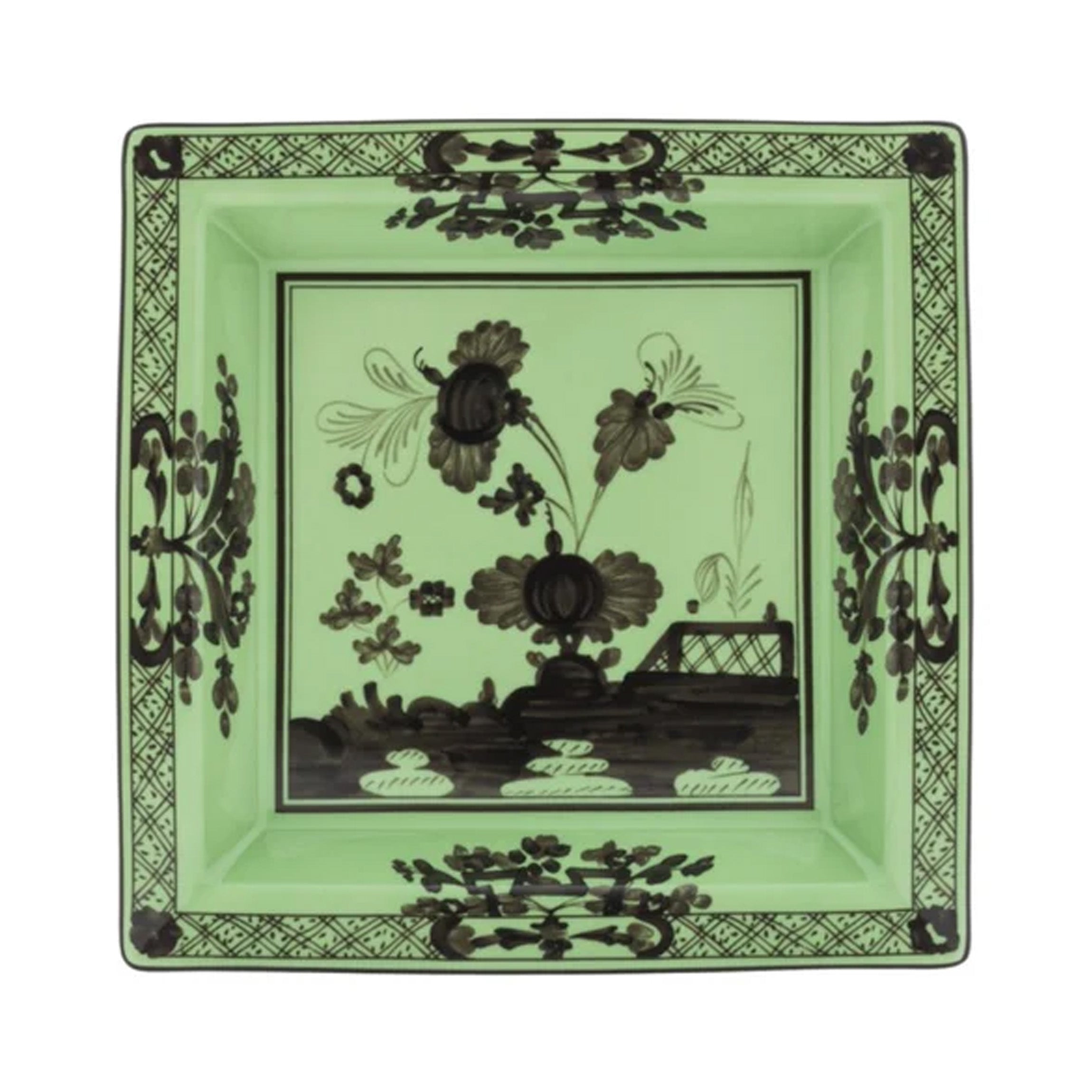 Oriente Italiano Large Squared Vide Poche in Bario