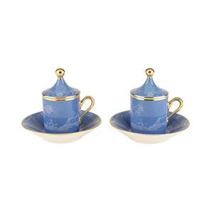 Oriente Italiano Coffee Set in Pervinca