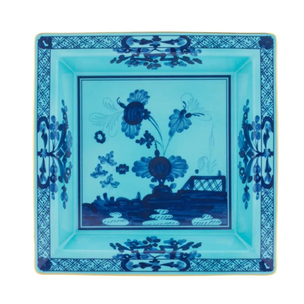 Oriente Italiano Large Squared Vide Poche in Iris