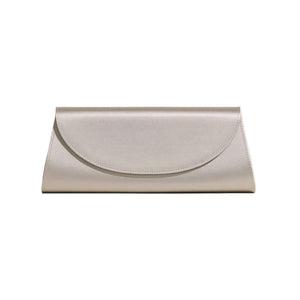The Opera Clutch in Satin Silver