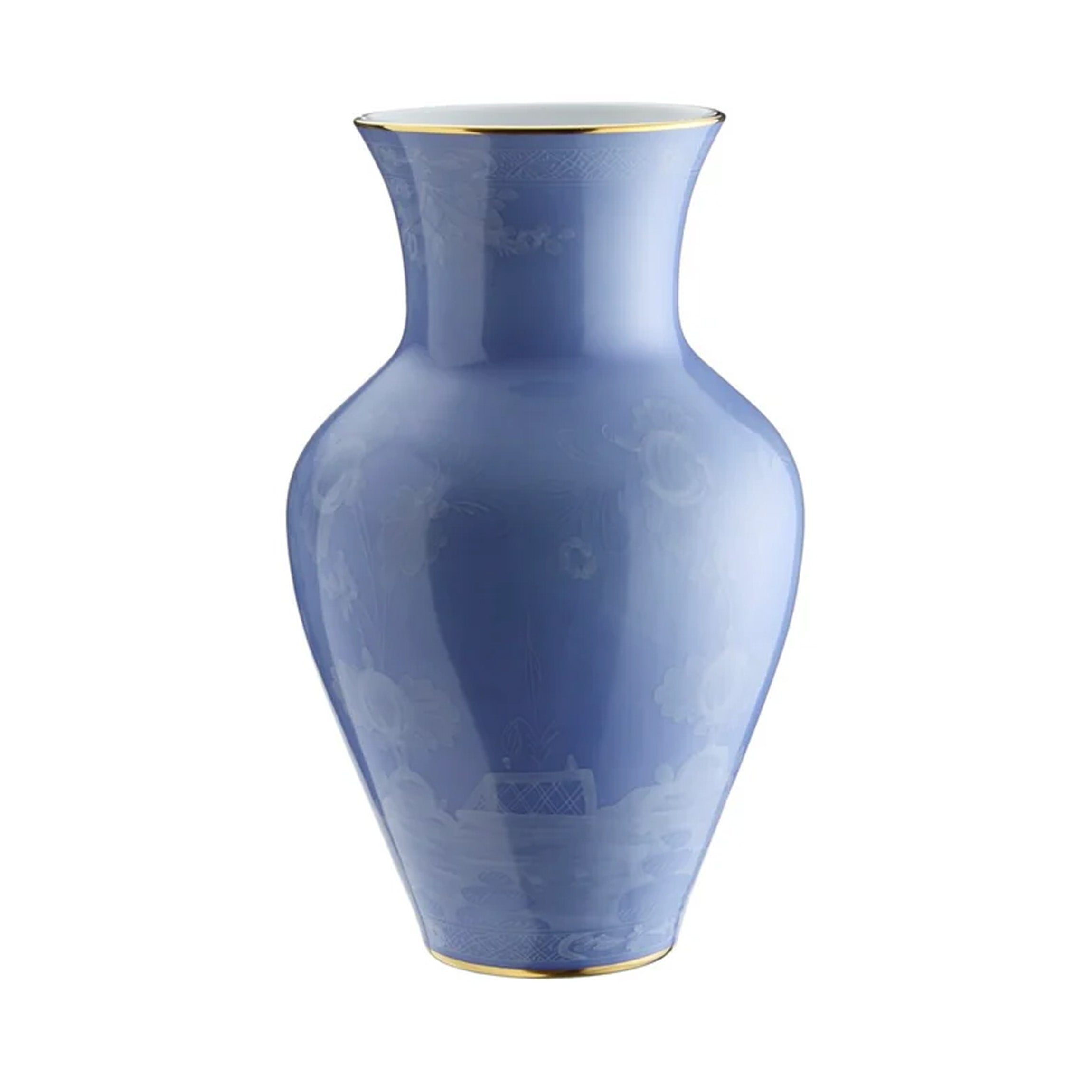 Oriente Italiano Large Ming Vase in Pervinca
