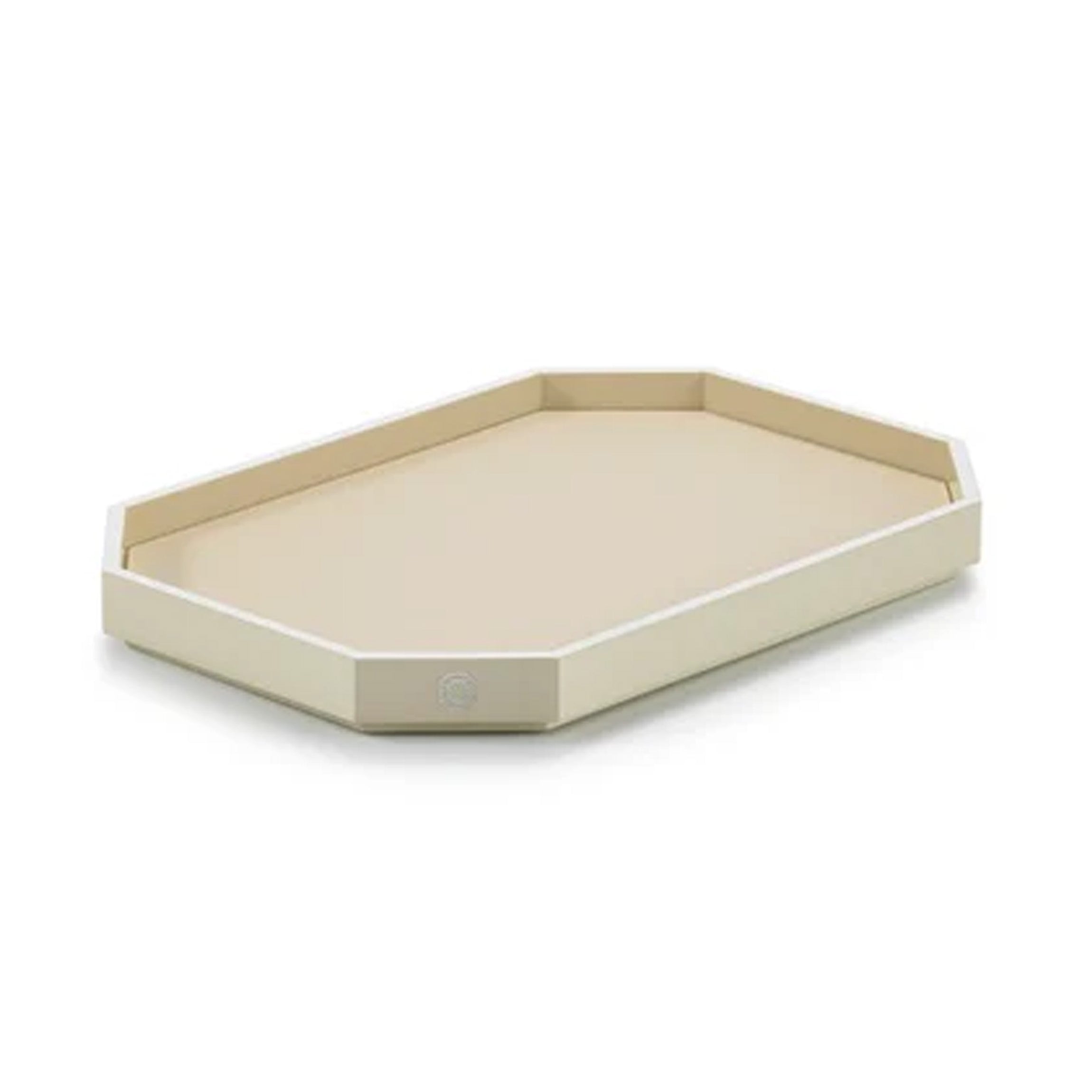Octogone Tray Small in Ivory