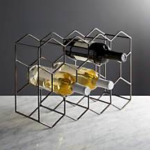 11-Bottle GOLD Wine Rack