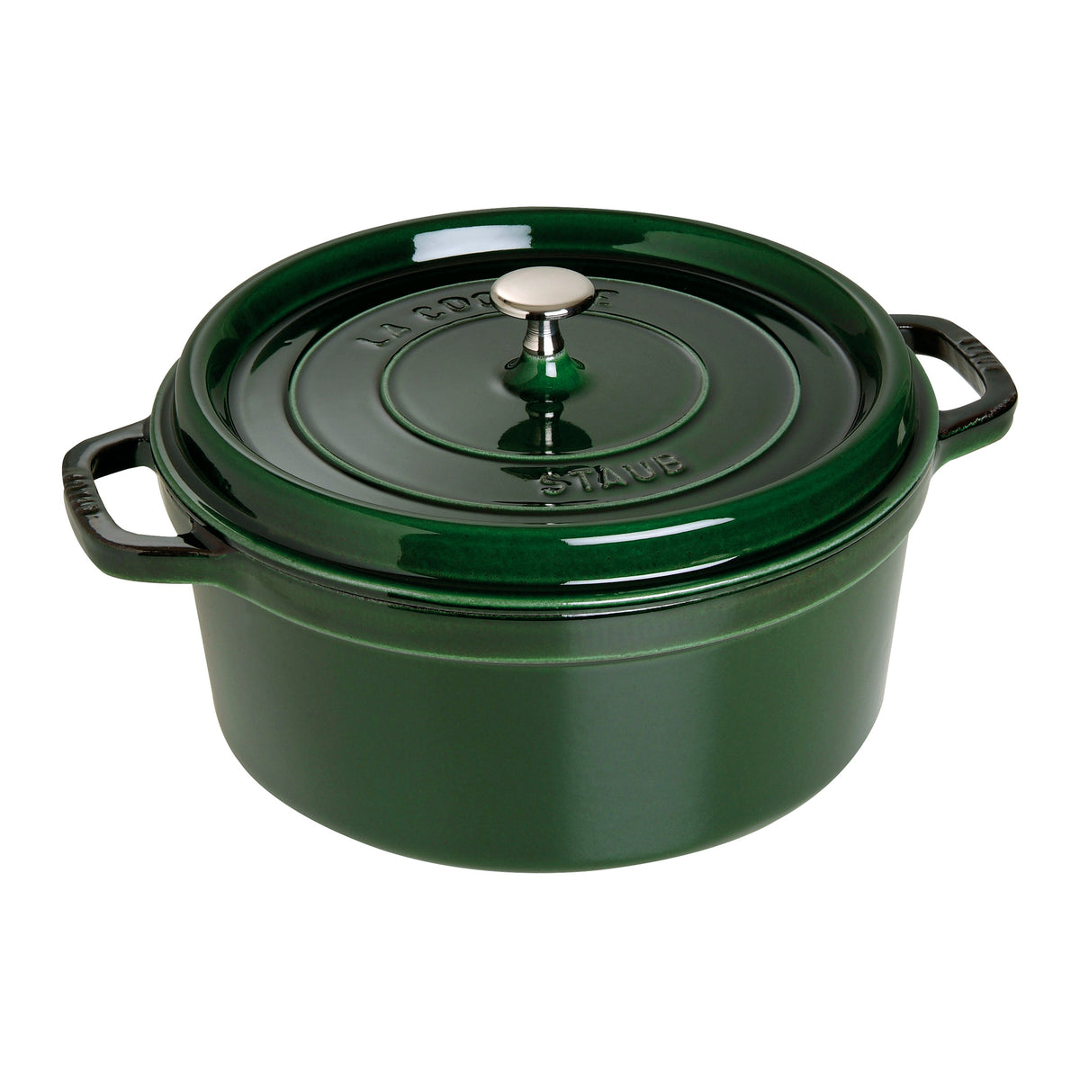 Cast Iron 7-qt Round Cocotte in Basil