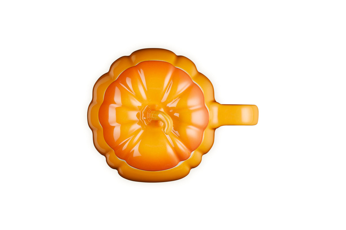 Le Creuset Pumpkin Mug, 14 oz., Persimmon