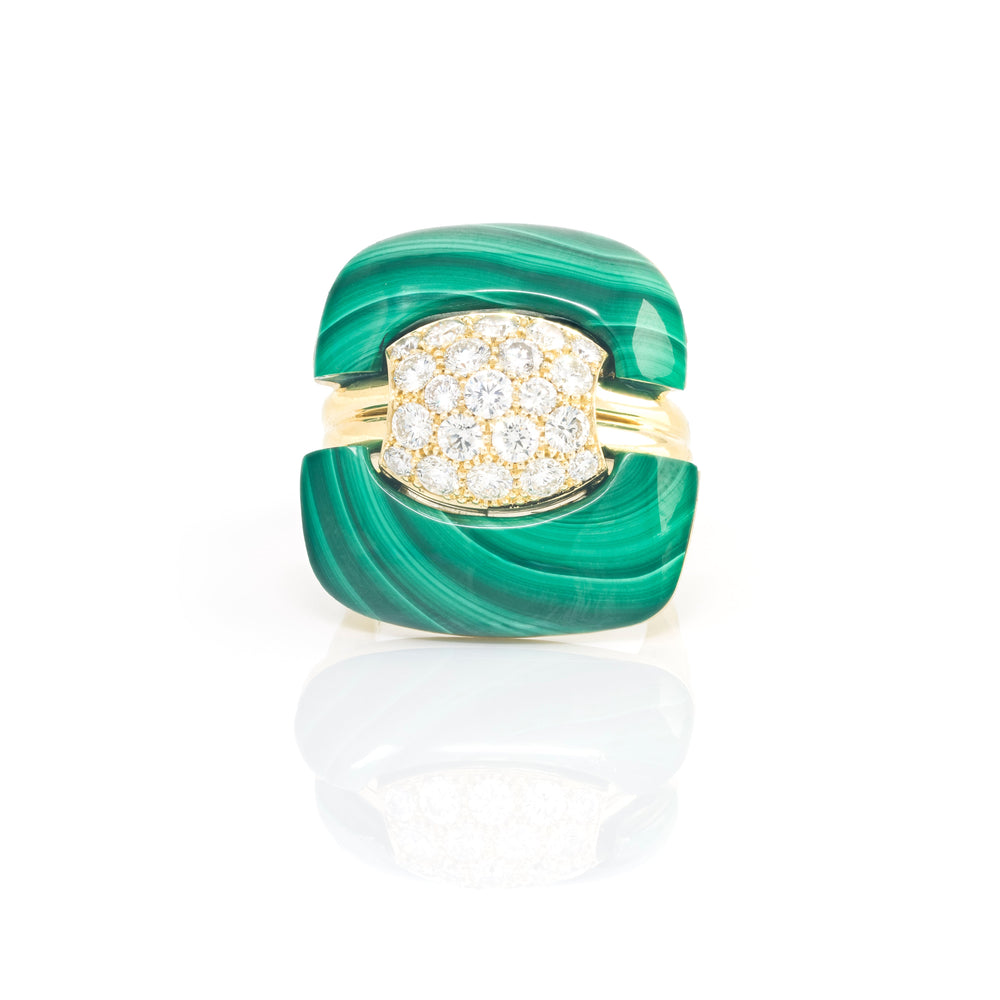 Malachite Trophy Ring