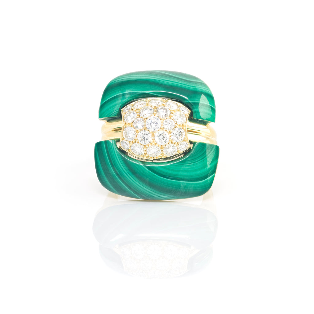 Malachite Trophy Ring