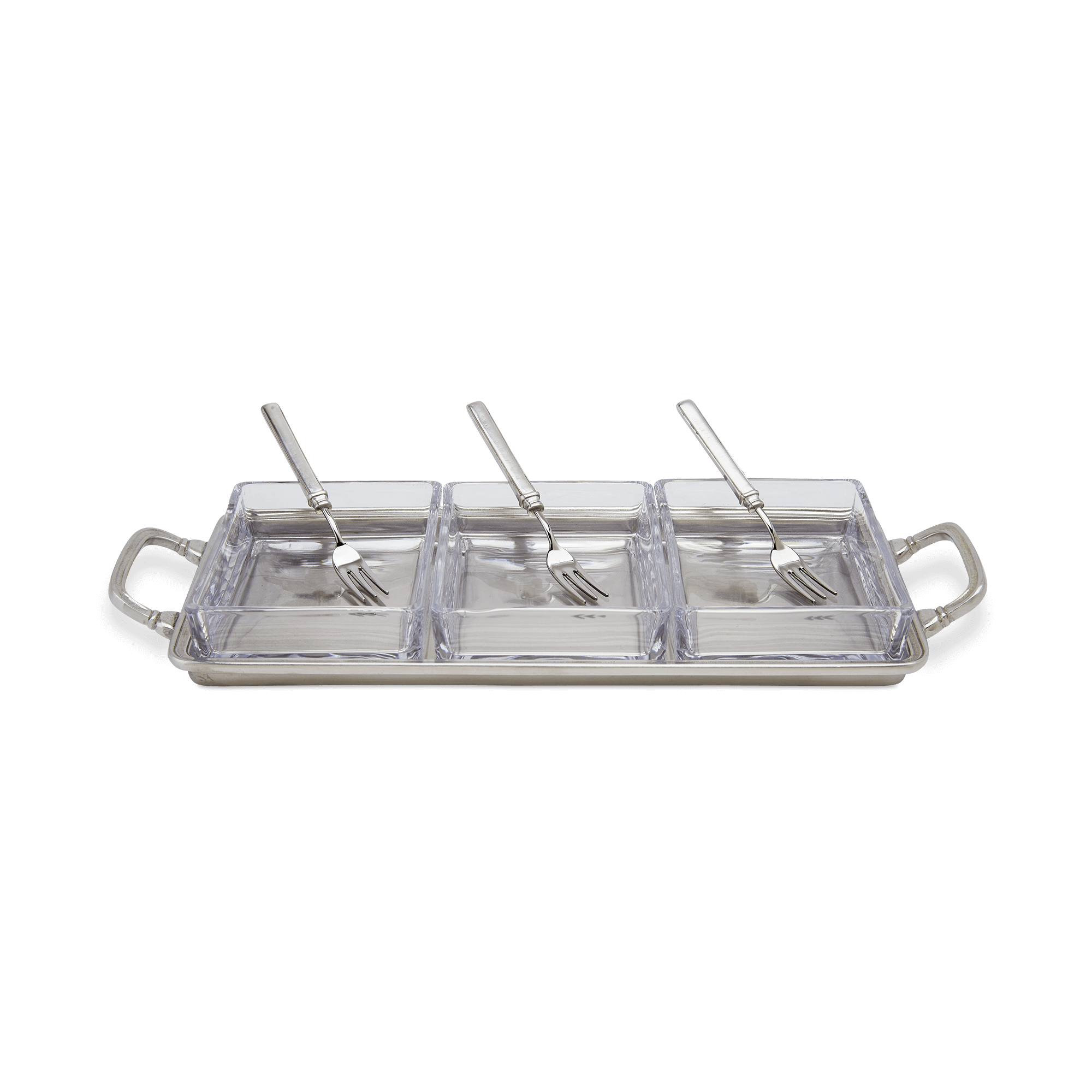 Crudité Tray with 3 Gabriella Cocktail Forks