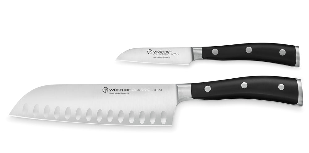 Classic Ikon Asian Cook's Knife Set, Set of 2