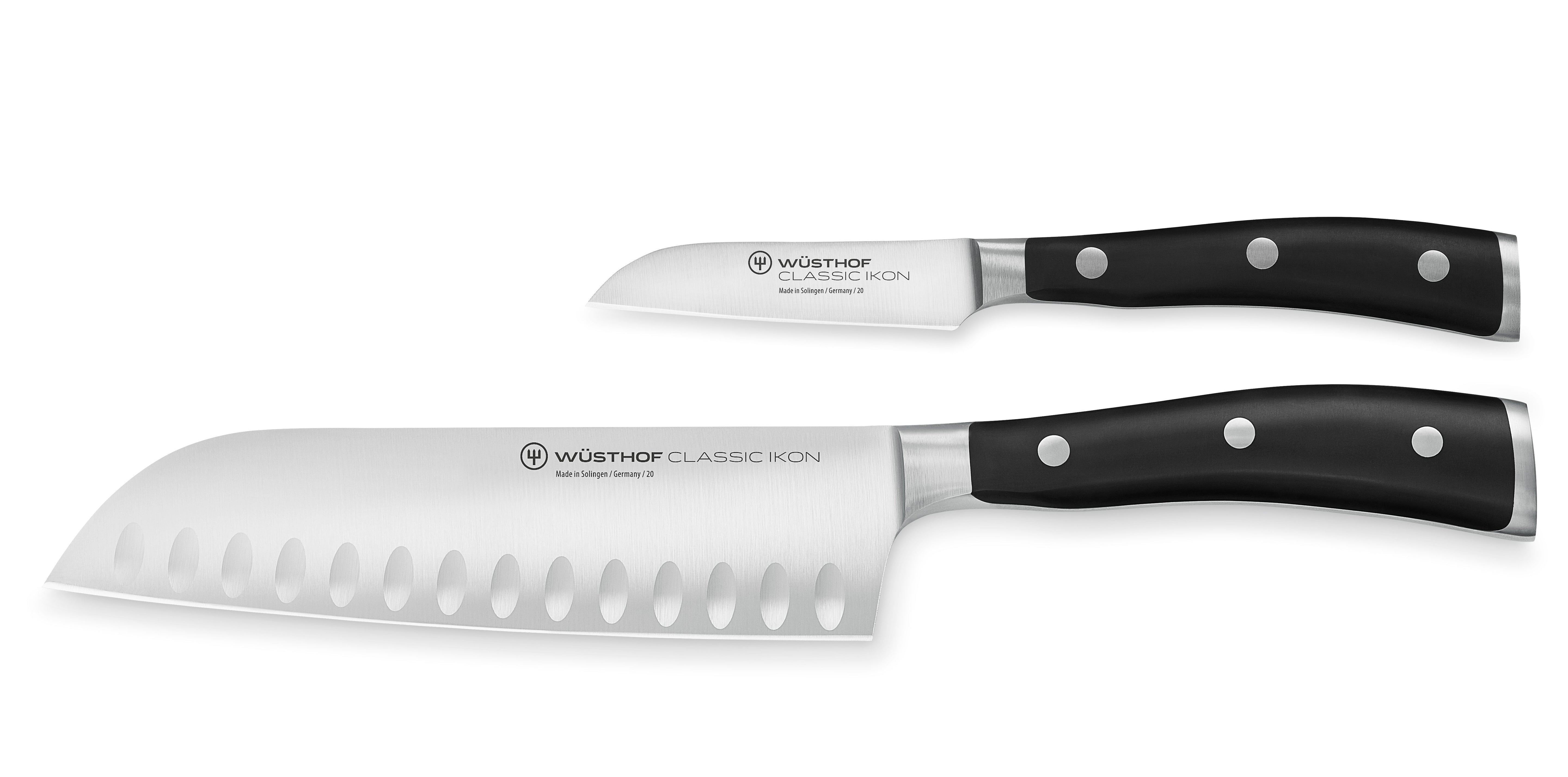 Classic Ikon Asian Cook's Knife Set, Set of 2