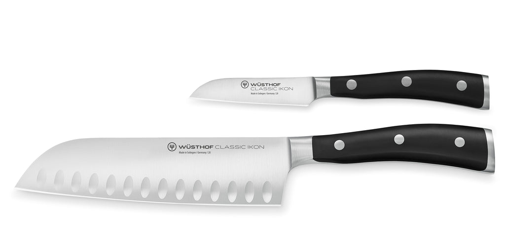 Classic Ikon Asian Cook's Knife Set, Set of 2