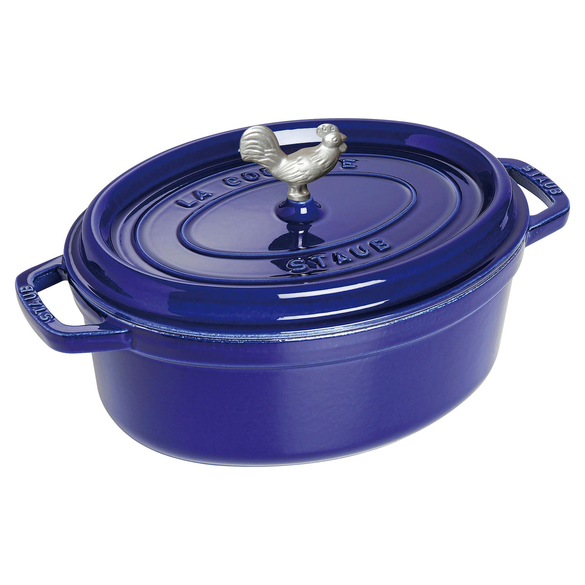 Cast Iron 5.75-qt Coq au Vin Cocotte in Dark Blue