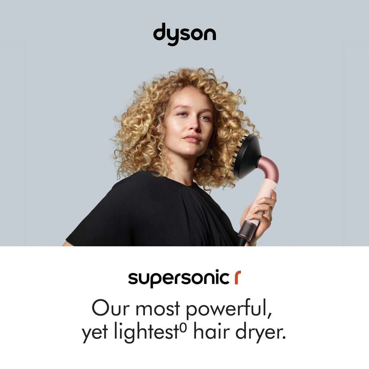 Supersonic R Precision Hair Dryer in Pink & Rose Gold