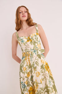 Calypso Dress in Flora Meadow