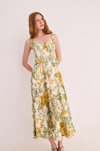 Calypso Dress in Flora Meadow