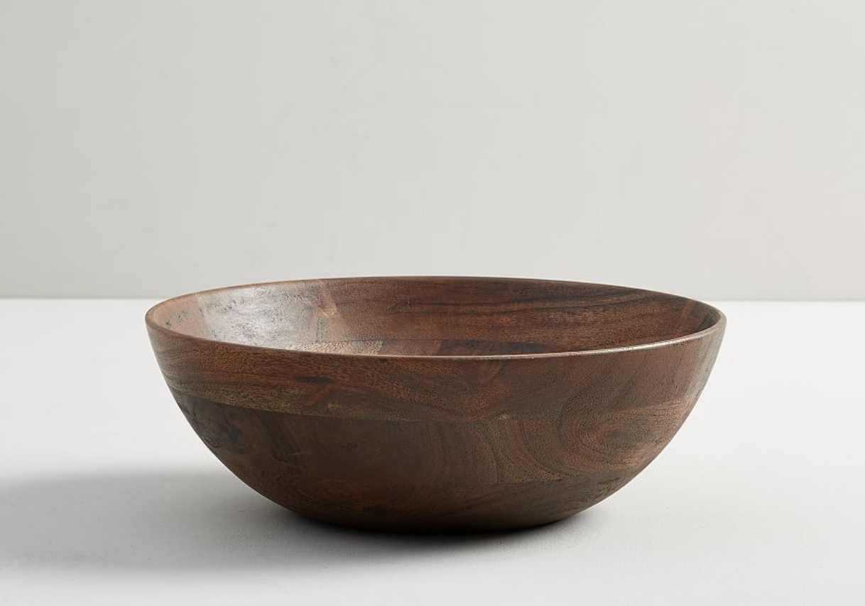 Chateau Wood Handcrafted Salad Bowl