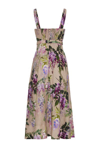 Calypso Dress in Wisteria Ginger Root