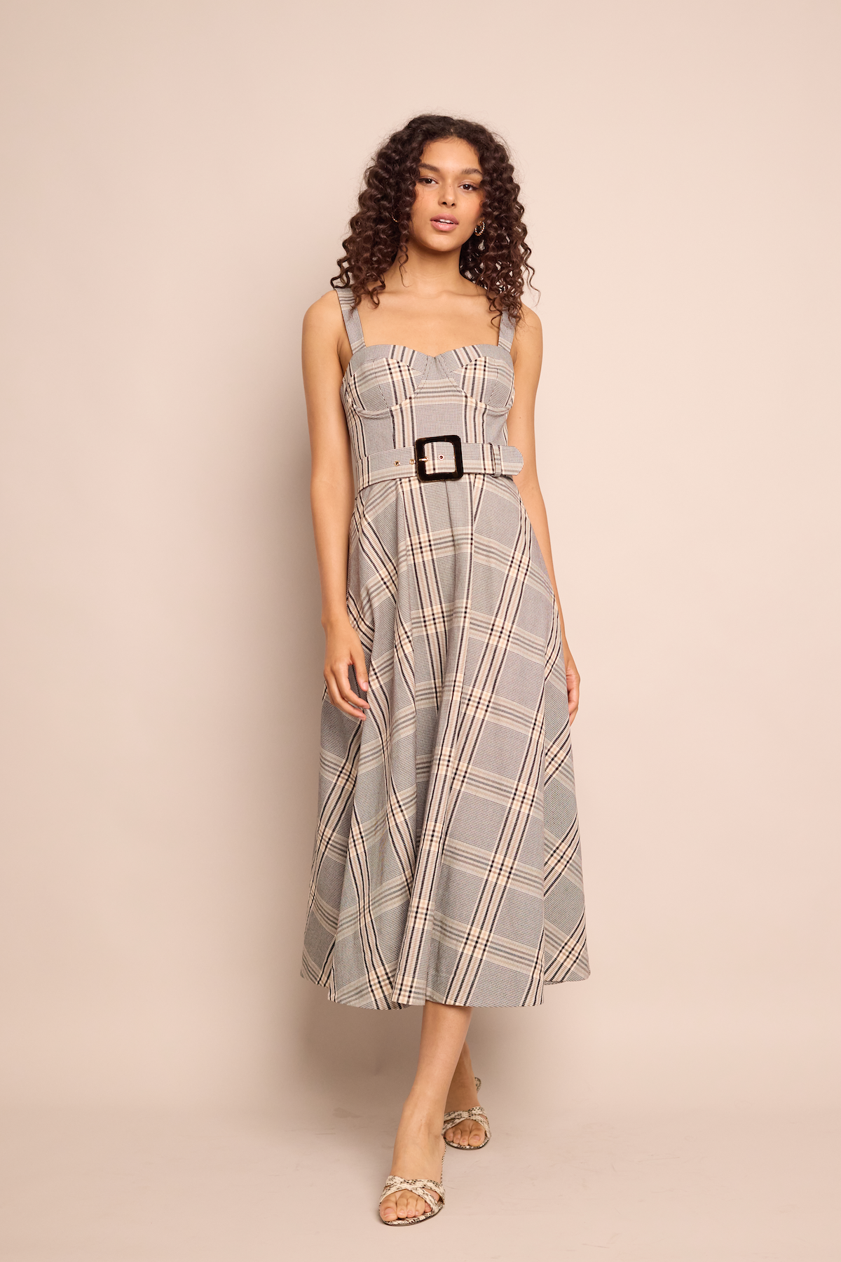 Calypso Dress in Raymond Plaid