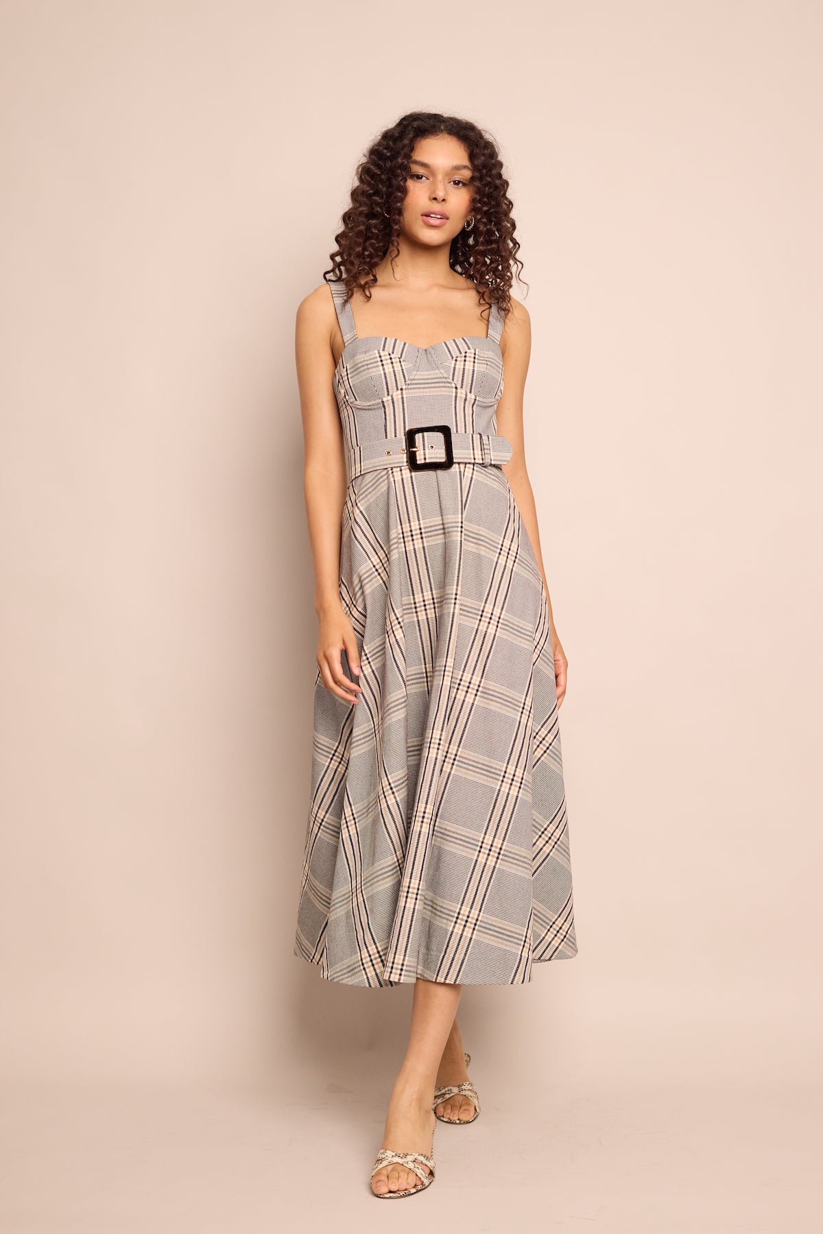 Calypso Dress in Raymond Plaid
