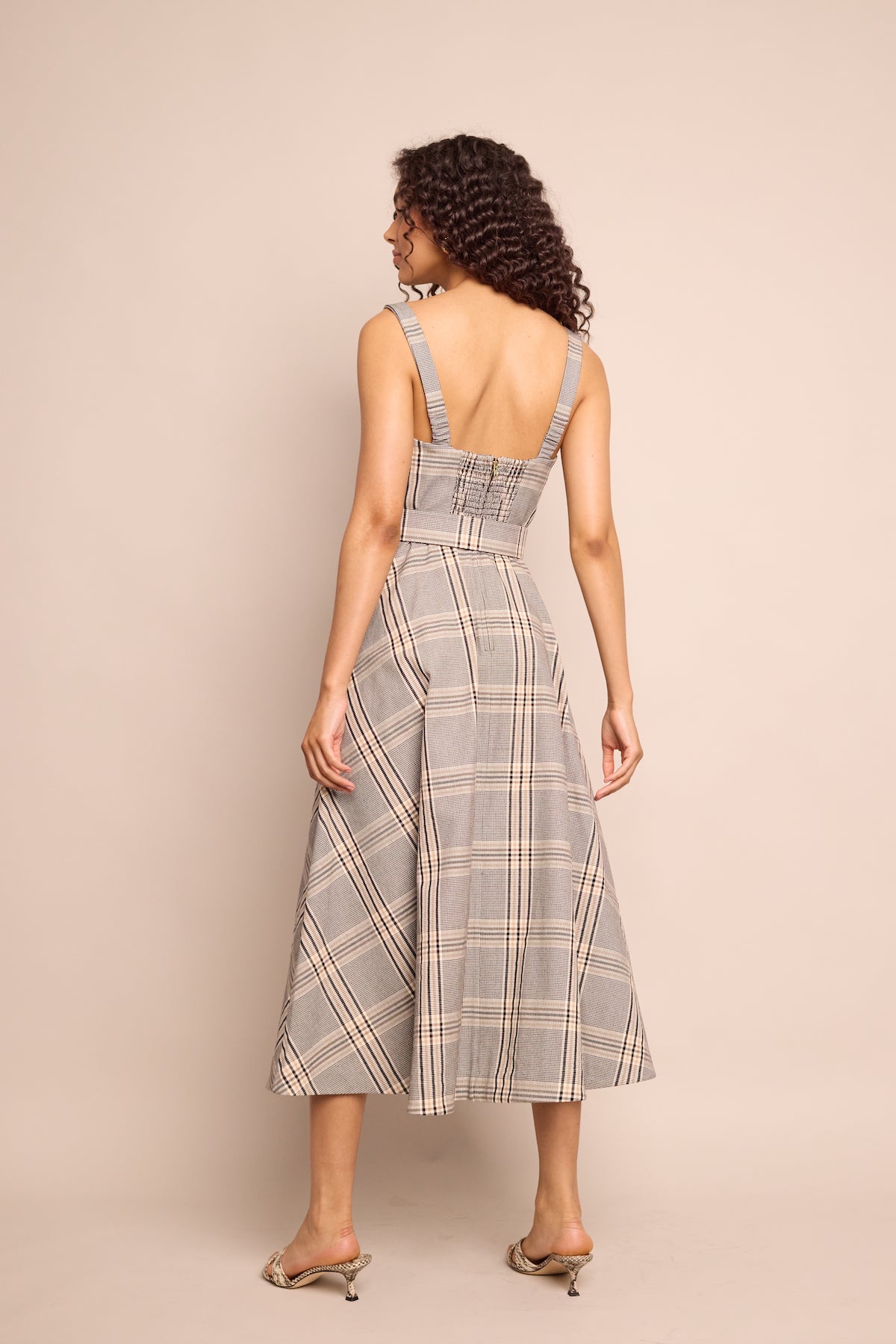 Calypso Dress in Raymond Plaid