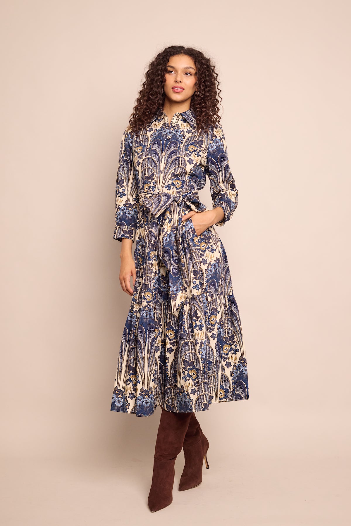 Lolita Dress in Fontaine Egret