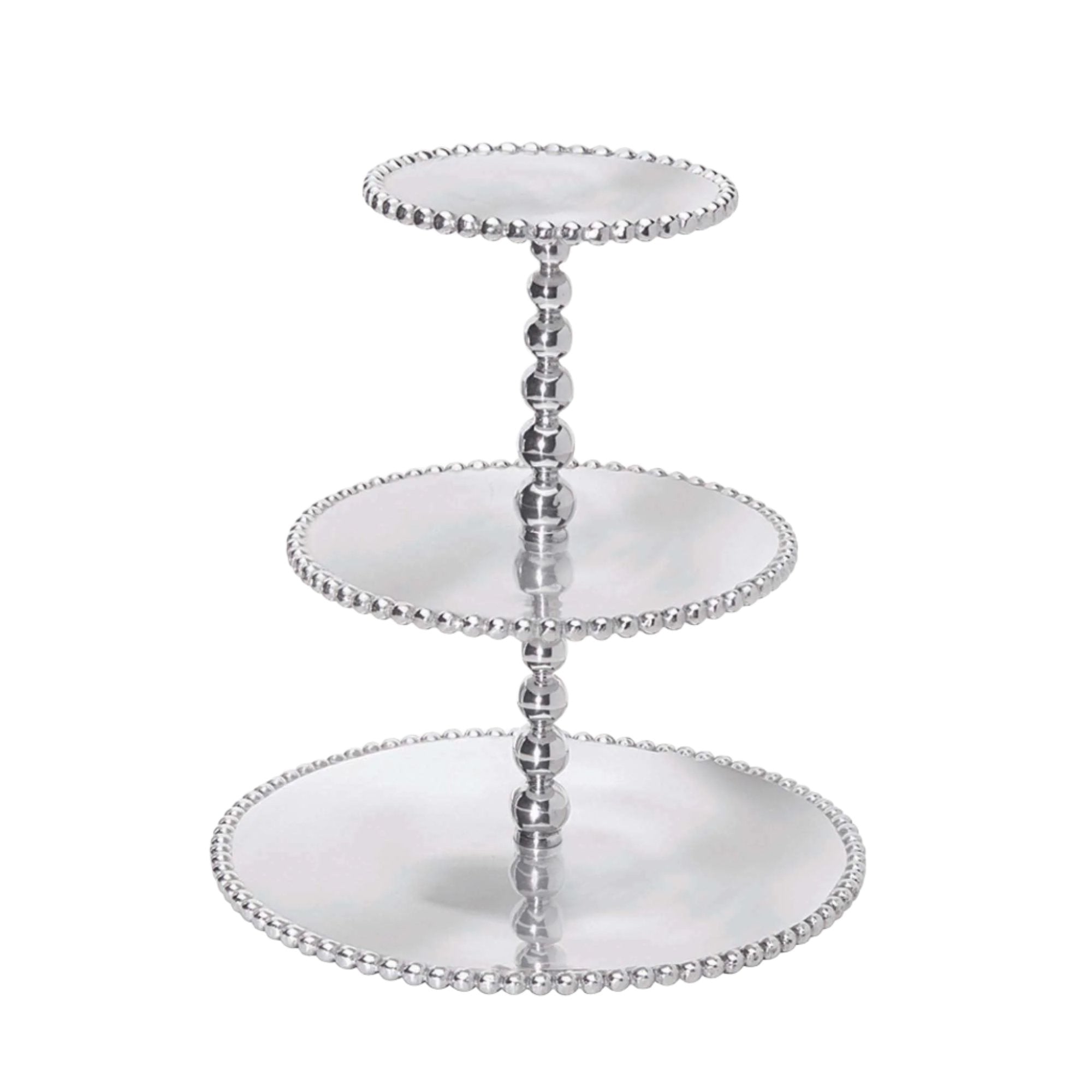 Mariposa Pearled Cupcake Server