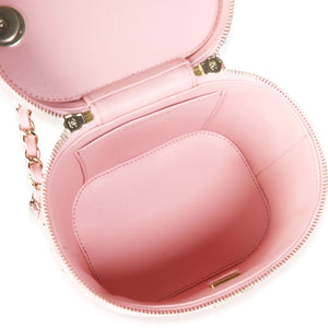 Chanel Light Pink Quilted Lambskin Small Trendy CC Vanity Case Handbag av