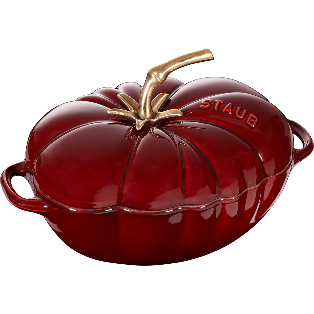 Cast Iron 3-qt Tomato Cocotte in Grenadine