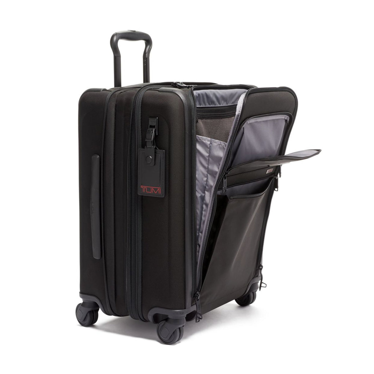 Alpha Continental Expandable 4-Wheeled Carry-On, Navy