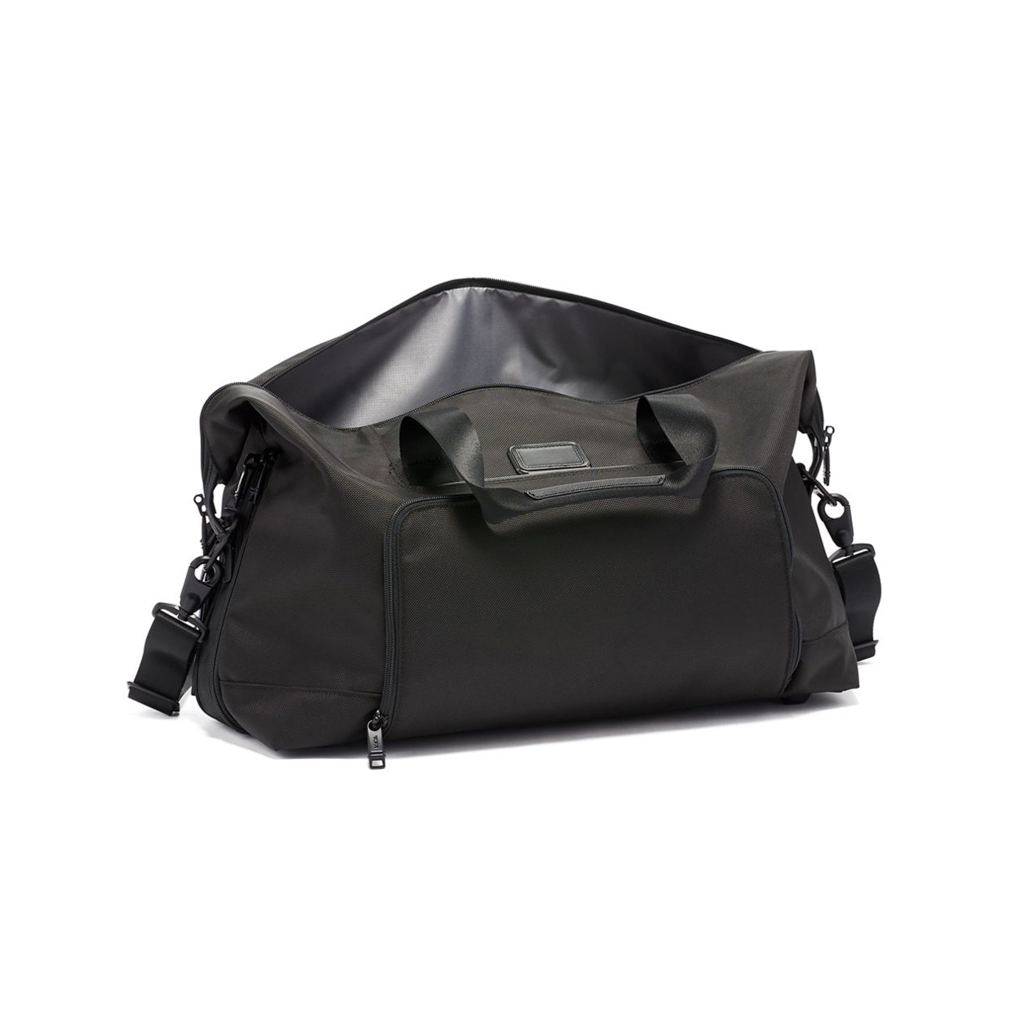 Alpha 3 Double Expansion Travel Satchel, Black